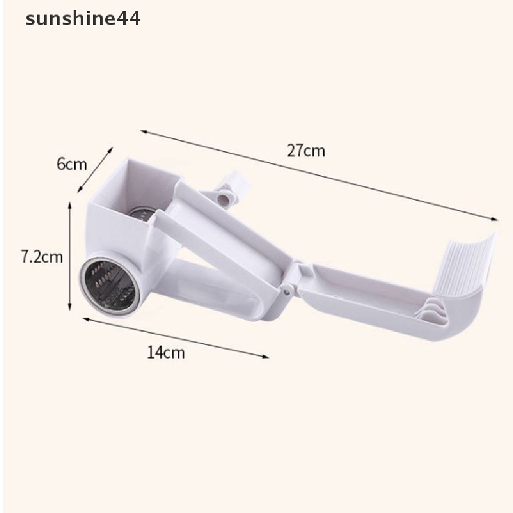 Sunshine Parutan Keju Putar Manual Bahan Stainless Steel