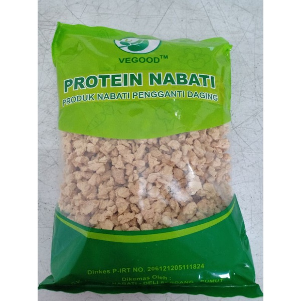 

Proteina (protein nabati) produk pengganti daging kualitas terjamin halal 100 %