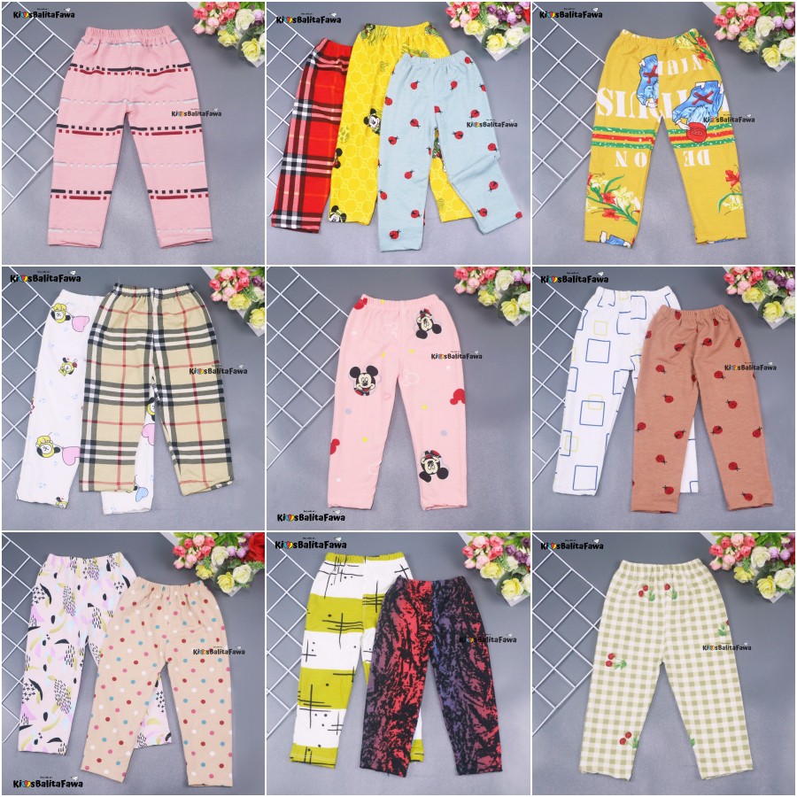 [IMPORT] Legging Nara uk Bayi - 15 Tahun / Daily Korea Anak Perempuan Leging Premium Tebal Celana Ketat Lejing Laging Panjang Branded Impor