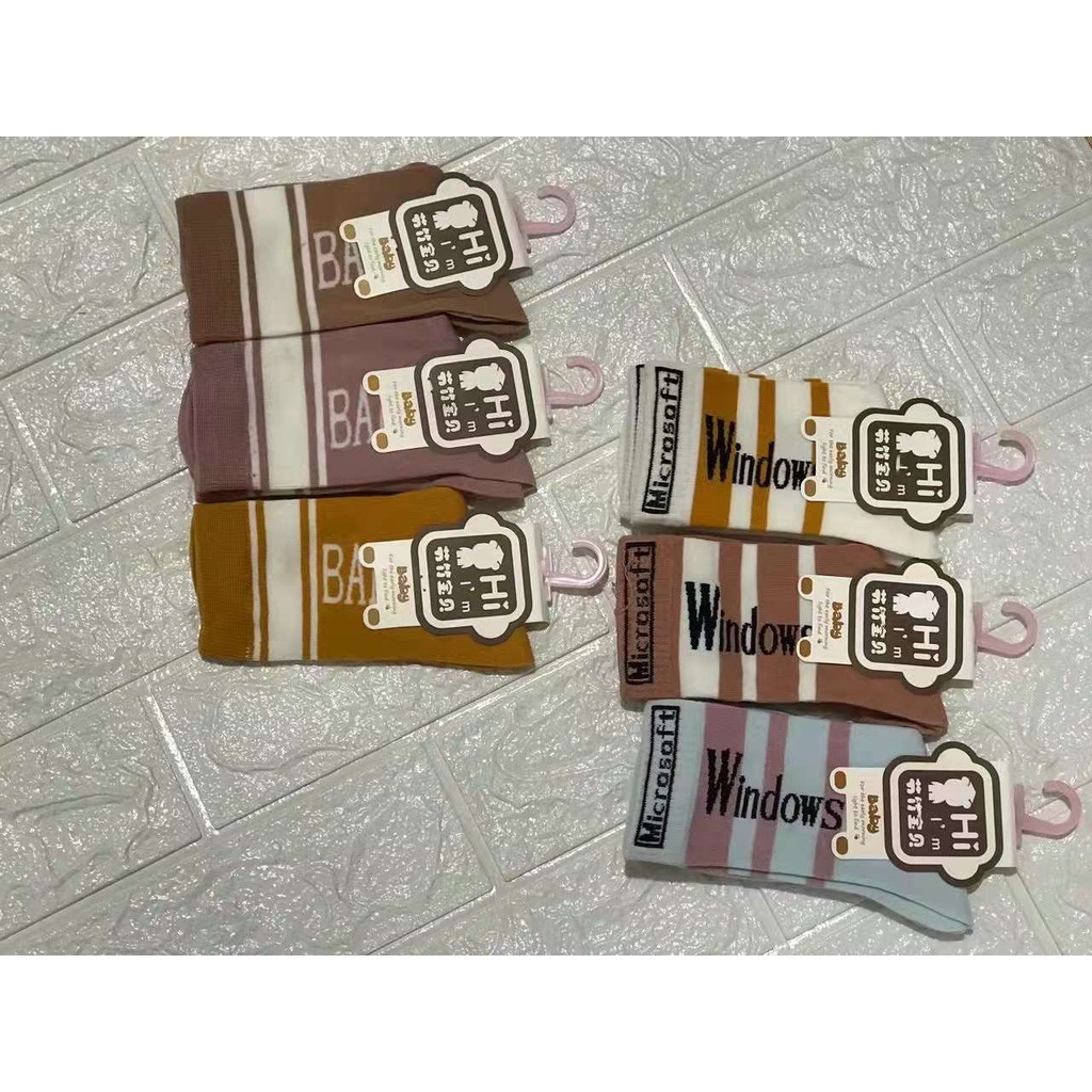 Kaos Kaki Anak 3D Panjang Lucu Cewek TK SD 4-8Tahun 8-12Tahun Tebal