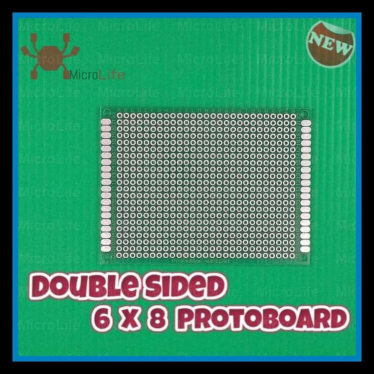 

DOUBLE SIDED 6X8 PROTOBOARD