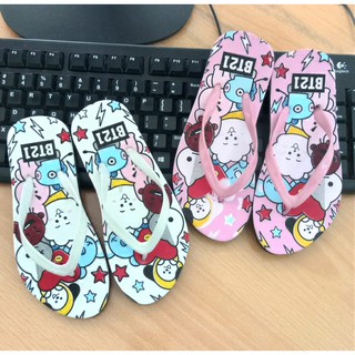 Sandal Anak Perempuan Motif BT 21/ Sandal Jepit BTS