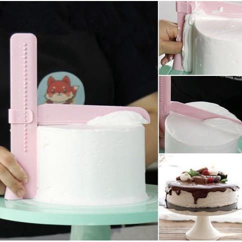 Height Adjustable Cake Scraper