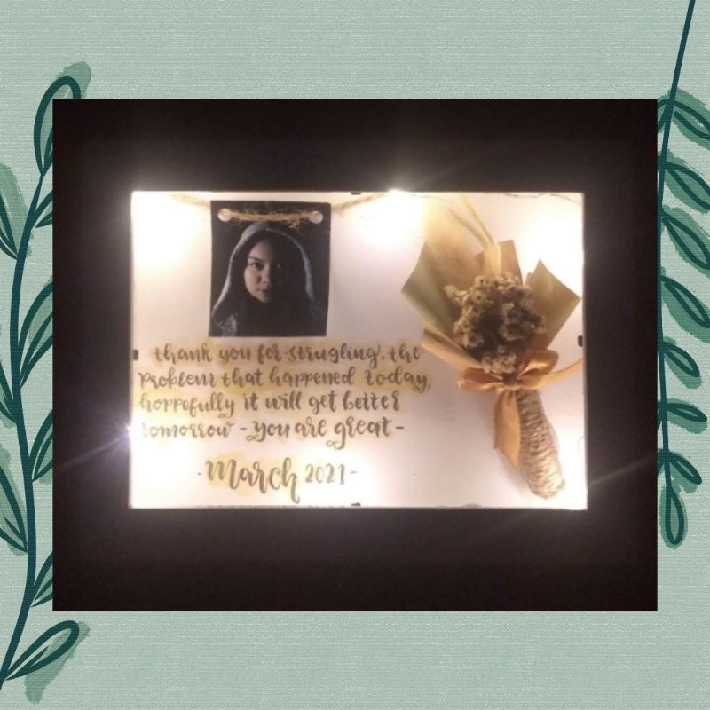 LETTERING 3D FRAME FREE GIFTBOX