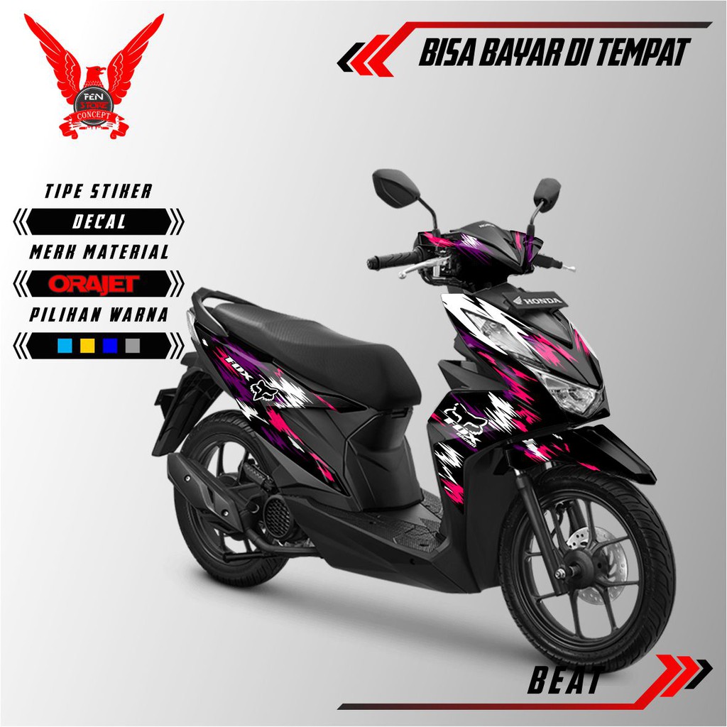 Decal Honda Beat Fullbody Fox 1 Termurah Shopee Indonesia