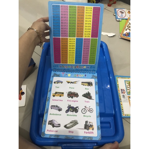 READY buku anak alphabet books number books abc animals shape colors cars buku perkalian penjumlahan animal book