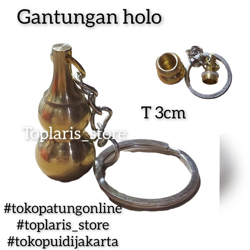 Gantungan Kunci Holo Labu Kuningan