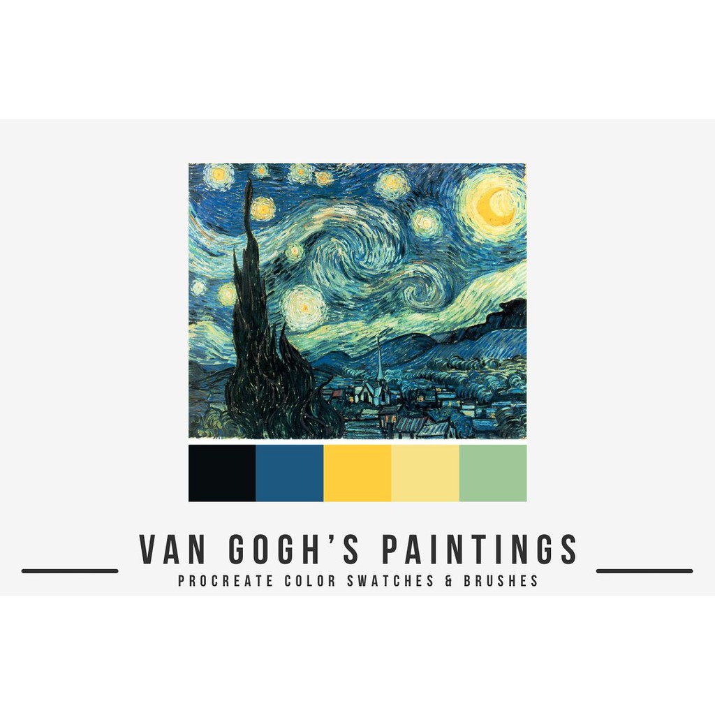 Procreate Brush - Van Gogh's Art