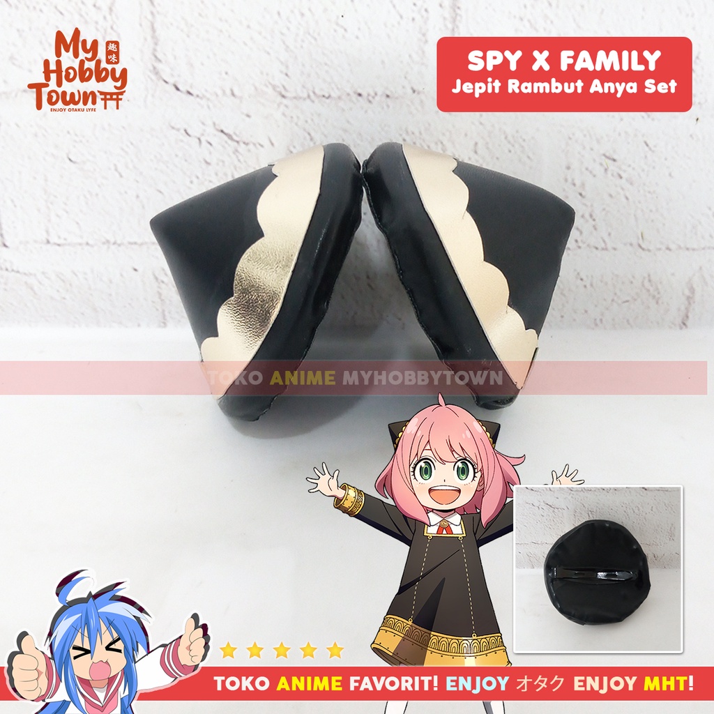 Jepit Rambut Anya Forger Kostum Cosplay Property Spy X Family