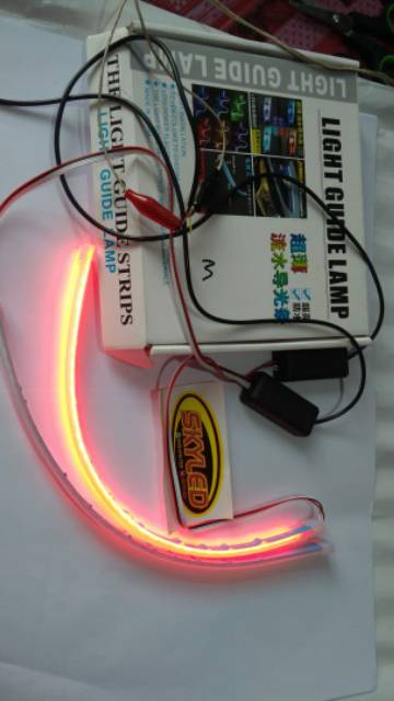 lampu alis runing 30 cm great A putih kuning