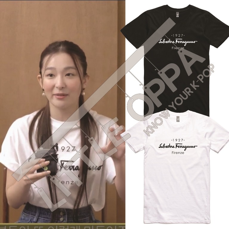 BAJU KAOS KPOP IDOL FASHION RED VELVET SEULGI SALVATOR3 FERRAGAM0