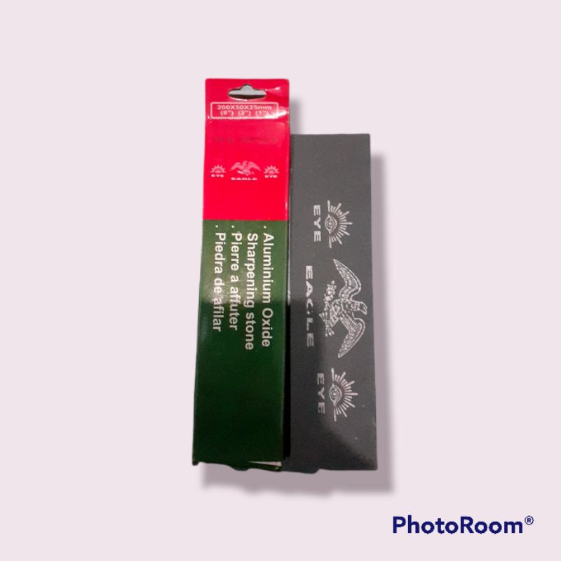 Batu asah 8 In/Asahan Batu cap mata/ Ungkal cap burung /Ungkal asah