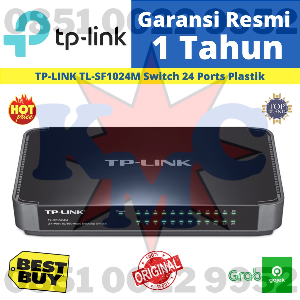 SWITCH 24 PORT 10/100 TP-LINK TL-SF1024M (PLASTIK)