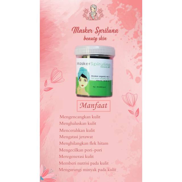 [AGEN RESMI] MASKER SPIRULINA | MBC | MASKER ORGANIK