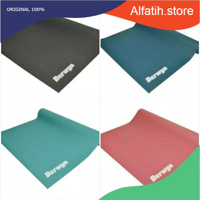 Ace Hardware Matras Yoga Berwyn. Grey, Pink, Blue & Tosca / Yoga Mat