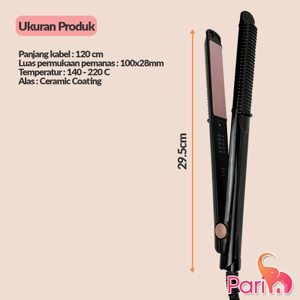 Catokan Pelurus Rambut Catok Pelurus Rambut Hair styler YK DESIGN YK-1625