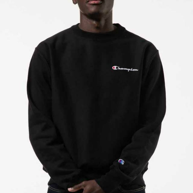 champion small script crew sweatshirt