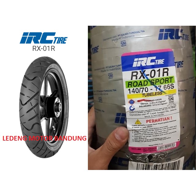 IRC 140/70-17 RX 01 Rear Road Winner Ban Tubeless Motor Sport