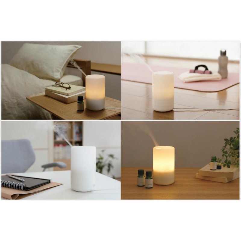 Diffuser Ultrasonic Aromaterapi Humidifier Lampu Tidur