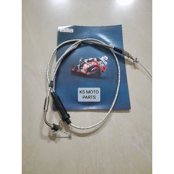 KABEL GAS YAMAHA RXS, RXK, RX KING LAMA (VARIASI KABEL WARNA)-4