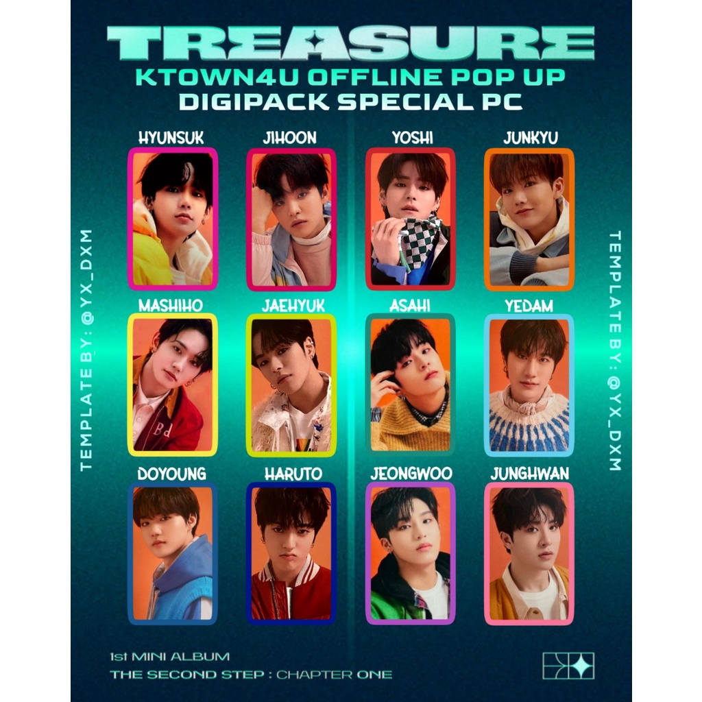 PC Benefit DIGIPACK OFFLINE KTOWN Treasure Second Step TSS Chapter one + YES24 fansign HYUNSUK Pange