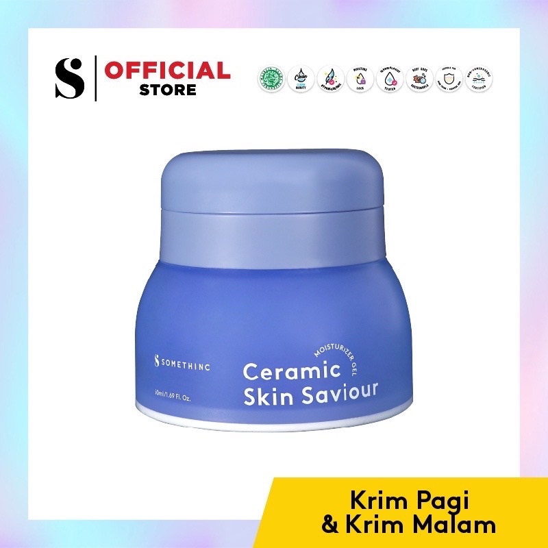 PRELOVED SOMETHINC CERAMIC SKIN SAVIOUR MOISTURIZER GEL - PELEMBAP KRIM SIANG DAN MALAM
