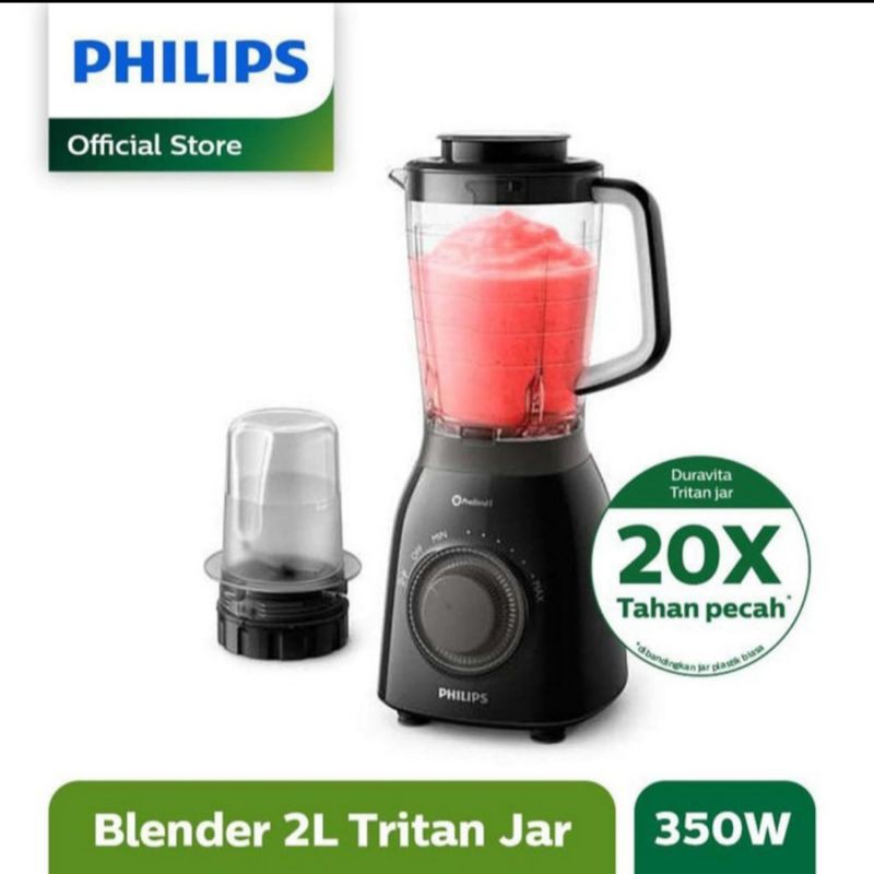 Philips Viva Blender Triran Jar - Hitam - HR2157/90