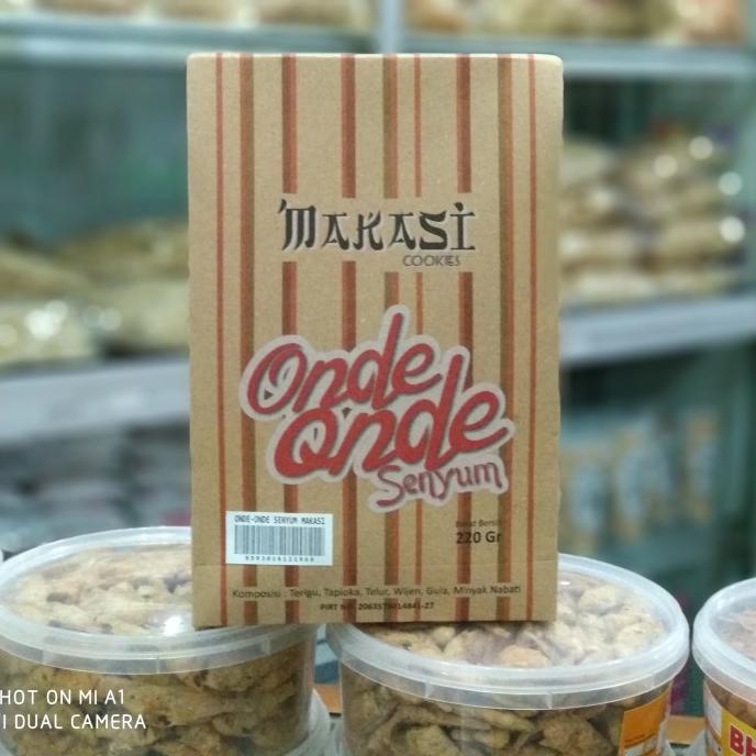 

onde onde senyum Makasi cookies