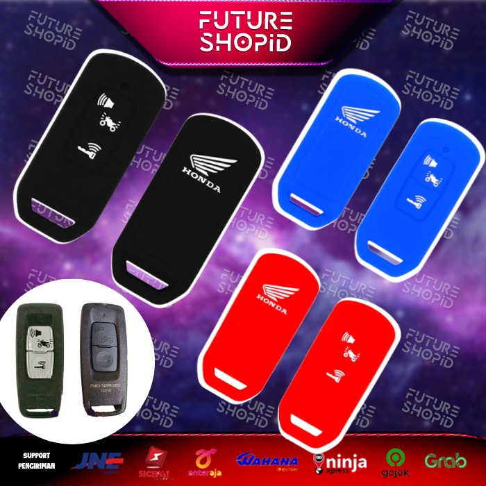 Sarung Remote Keyless Vario 160 / PCX 160 / ADV 160 / Vario 125 / Scoopy 2023 // Cover Kondom Silicone Silikon Pelindung Kunci Motor Honda