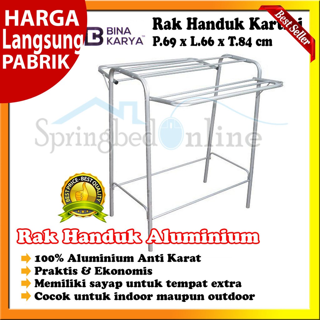 Jemuran Handuk Aluminium Murah Kartini Harga Pabrik