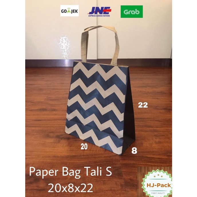 

(TERLARIS) Sale*Dijual Paperbag Paper Bag Tas Kertas Warna Garis 19X8X22 Motif