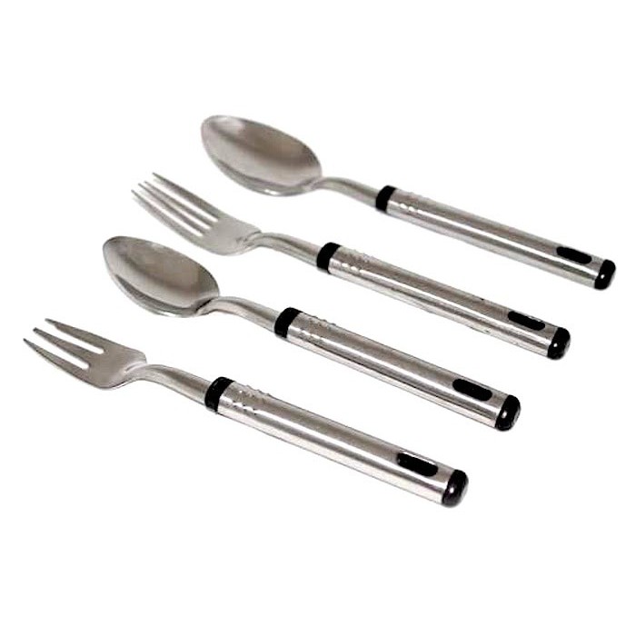 Oxone Ox-9100 Sendok Garpu Set Anti Karat Stainless Ox 9100 Peralatan Makan Tebal Bagus Spoon Fork