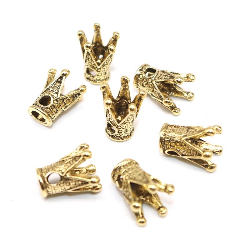 7.7 BIG SALE Charms Spacer Beads Wholesale 1Pcs Crown Beads