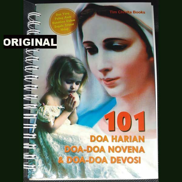 Buku Original - 101 DOA HARIAN : Doa-doa Novena dan Devosi - Buku Doa Katolik