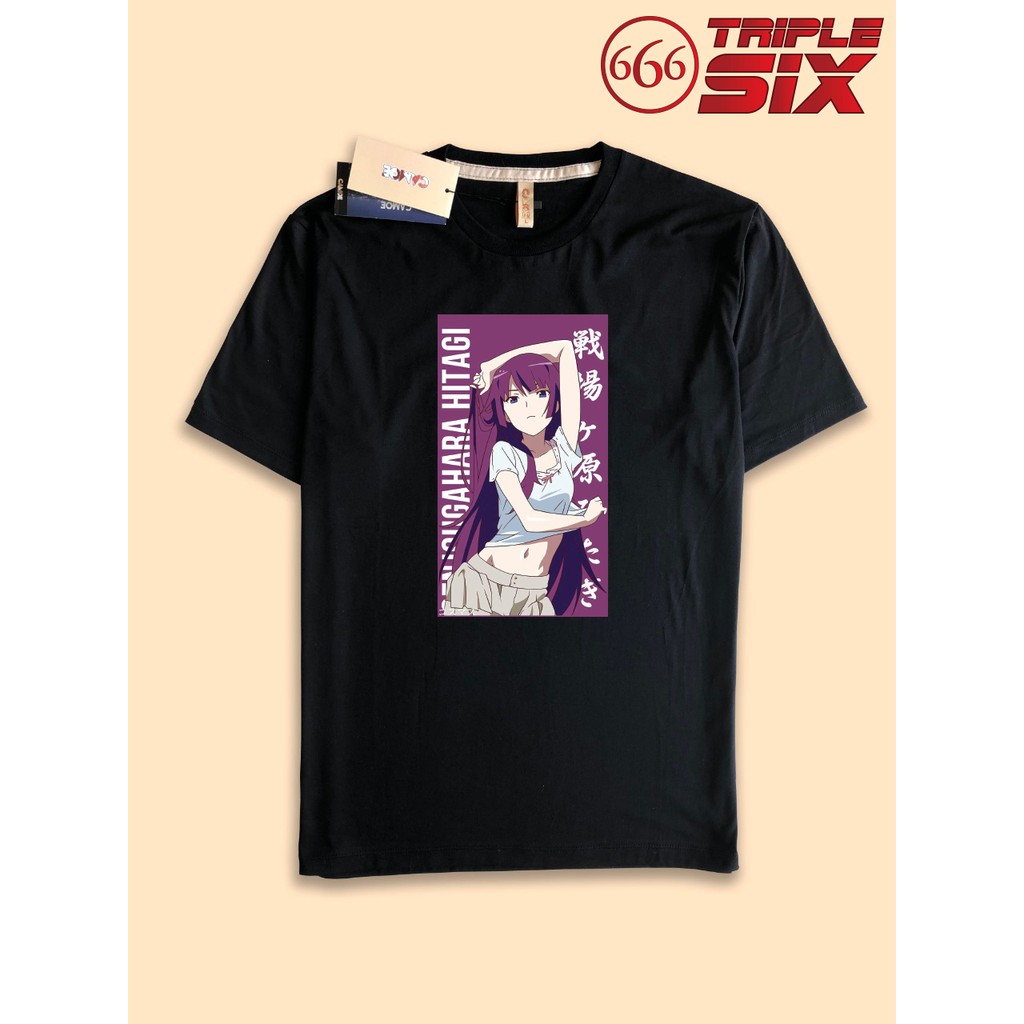 Kaos Tshirt Anime Hitagi Senjougahara Bakemonogatari