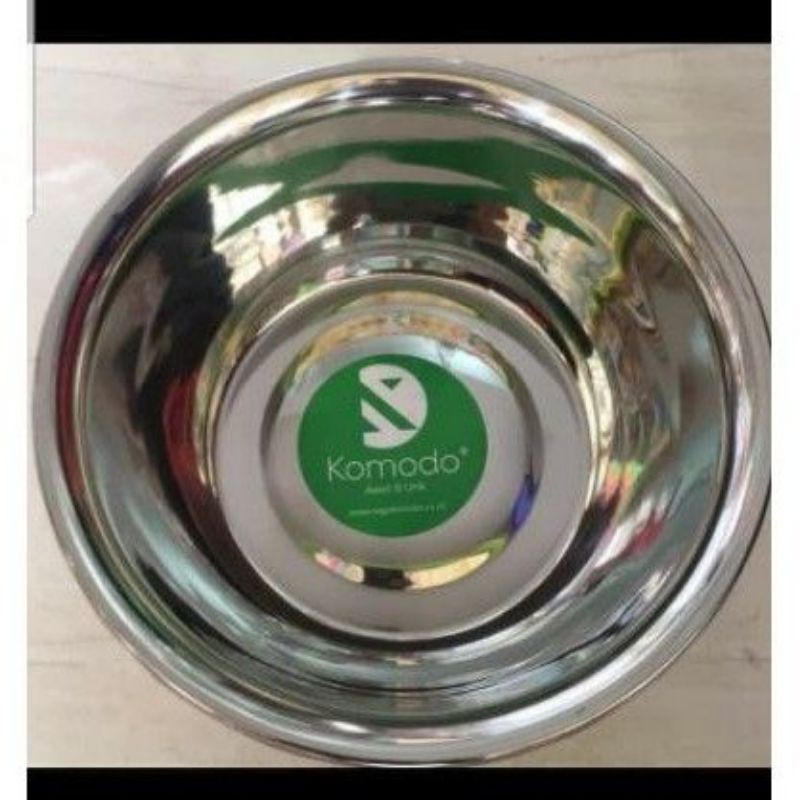 Baskom stainless stell tebal premium 28cm / mixing bowl tebal / mangkok besar / baskom korea stainless komodo 18cm 20 22 24 26 28 cm