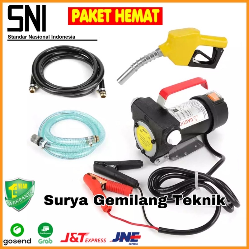 Pompa DC 12 Volt Pompa Minyak Solar Dan Oli 12Volt Dc Pompa Pertamini