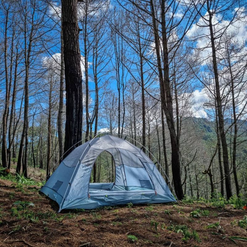 Tenda compas 4p frame alumunium / Tenda Camping compass 4 Orang frame alloy double layer tenda compas dome tenda / tenda ultralight 4p