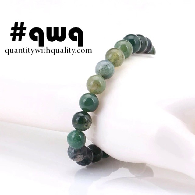 gelang giok hijau indian agate natural kalsedon yoga essential kerajinan grosir beads craft supplier