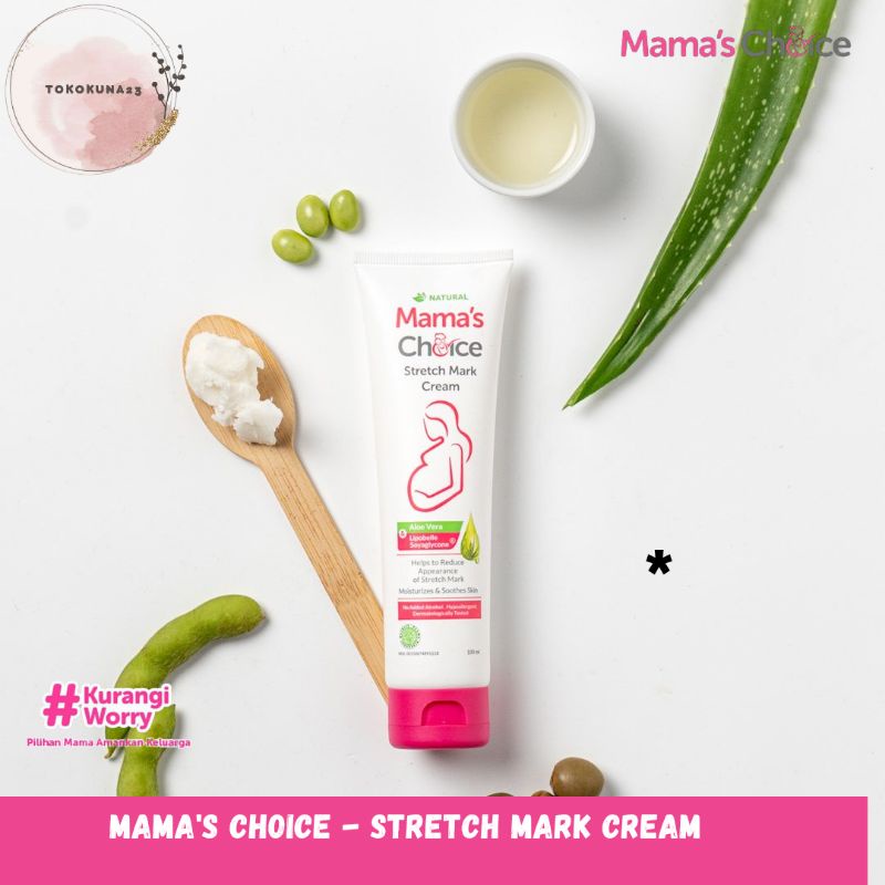Jual Mama's Choice Stretch Mark Cream ( Memudarkan Selulit, Gatal