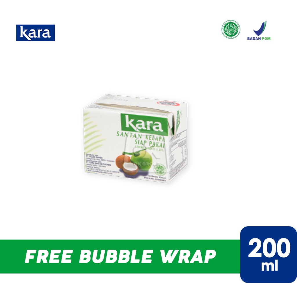 Kara Santan Kelapa Cair / Coconut Milk (BIASA 200ml)