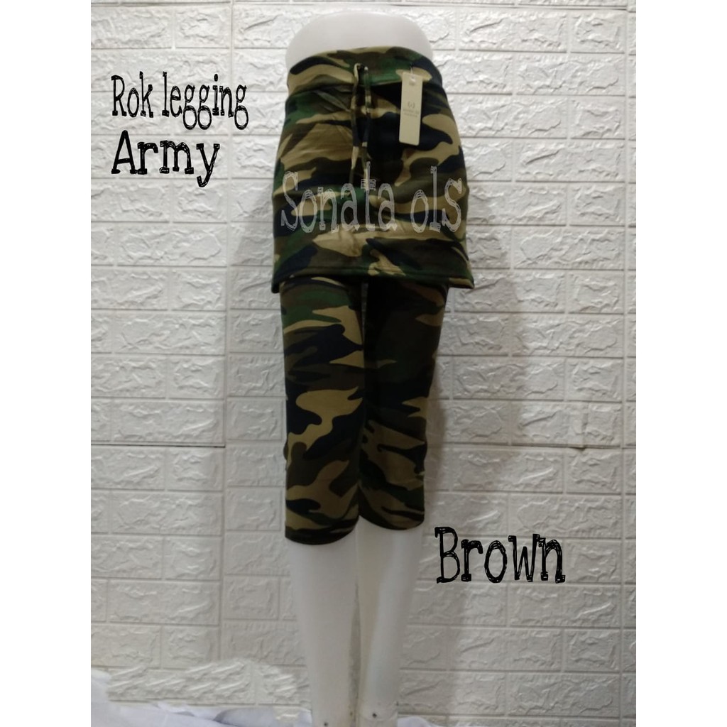 Sonata Ols - Rok Legging Olahraga /  Rok Legging Army / Rok Legging Olahraga Wanita Pendek  Import