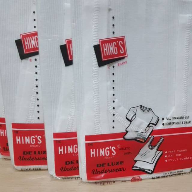 Singlet Hings 32, 34, 36, Kaos Dalam Pria Hing's