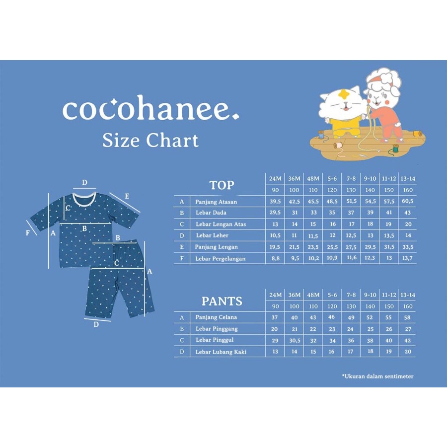 Cocohanee - Princess Wonderland | Baju Setelan Anak | Baju Tidur Anak