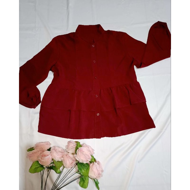 Blouse Shakilla Marun Umpak (PL)