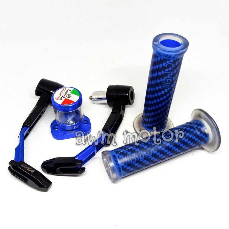 Handgrip Grip Karbon Plus HandleGuard Proguard Progat Robot Plus Tutup Minyak Rem Stempel Kaca