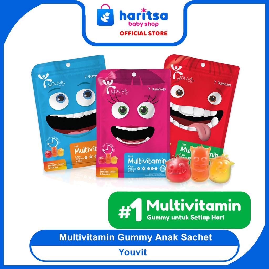 Multivitamin Gummy Anak Sachet - 7 Gummy