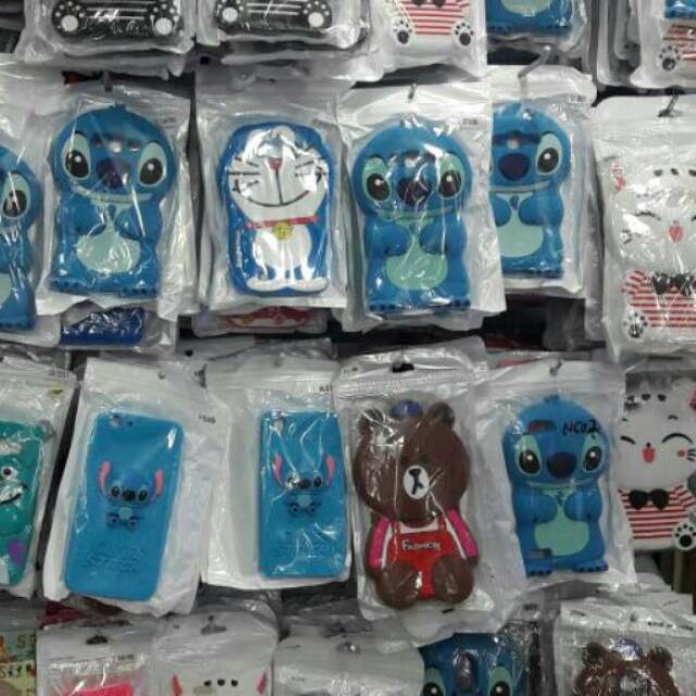 Vivo y55/ y65/ 81/ v9/ v5 All Soft Case Karakter 3D