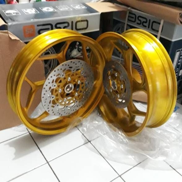 Velg Axio R15 v2 v1 + Disc Piringan Cakram Lebar Pelek Racing R15 Old