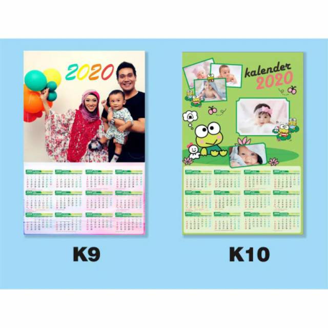 Kalender 2020 Custom Foto 2020 Ukuran A3 Min 5lbr